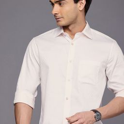 Allen Solly Pure Cotton Self Design Textured Sport Fit Opaque Casual Shirt-image-30