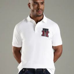 Tommy Hilfiger White Cotton Regular Fit Polo T-Shirt-picture-42