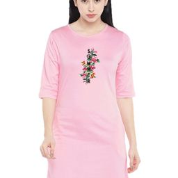 Moda Rapido Print T-shirt Dress-image-44