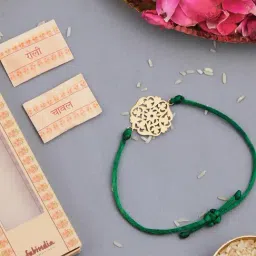 Fabindia Gold-Plated Rakhi with Roli Chawal-image-75