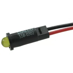 DIALIGHT PANEL MOUNT INDICATOR, LED, 3.96MM, YELLOW, 5V, 558-0302-003F-picture-25