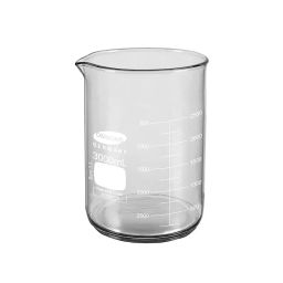 Omsons Germany 3000 ml Class A Clear Beaker with Spout 240/13-8