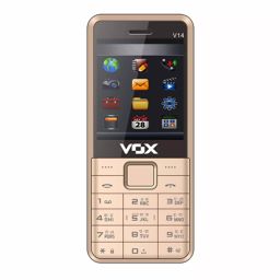 Vox 2.4 inch Display 1000 mAh Battery Dual Sim Brown Keypad Mobile, V14 image 2