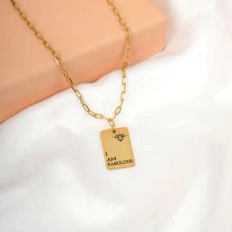Joker & Witch I Am I Am Fabulous Necklace-image-47