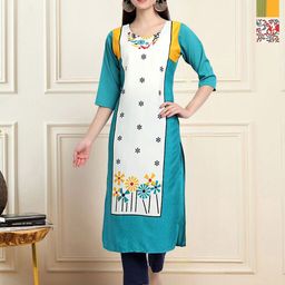 Anouk Rustic Women Pack Of 3 Ethnic Motifs Printed Straight Kurta-picture-26