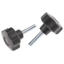 RS PRO Black Multiple Lobes Clamping Knob M8 Threaded Stud, 7027585-image-87