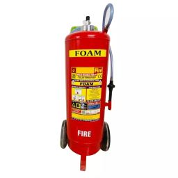Firecon Foam Trolley Type Fire Extinguisher Internal Co2 300 g Cartridge Type 25 L, NE-22-12
