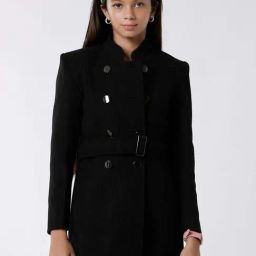 Kate & Oscar Kids Black Regular Fit Full Sleeves Jacket-image-47