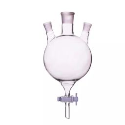 ABGIL Separating Funnel Three Neck Flask Type with PTFE Stopcock & Interchangeable Stopper 5 L Transparent Borosilicate Glass, FSTN-T-415-05-picture-7