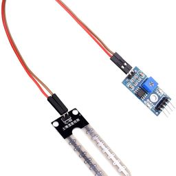 Ds Robotics® LM393 3.3V-5V Soil Moisture Detect Sensor Soil Moisture Sensor Soil Hygrometer Detection for Arduino Automatic Watering System Robot (2 Piece With 10Pcs Jumper Wire) image 3