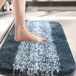 GBL COLLECTION Grey Cotton Water Resistant Floor Mat-image-66