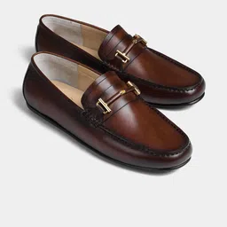 LUXORO FORMELLO Diablo Men Textured Leather Formal Loafers-picture-37
