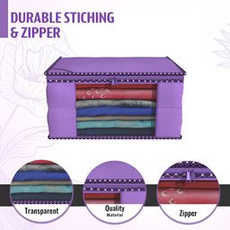 Aura Purple Set of 4 Regular Multi-Utility Organisers image 3