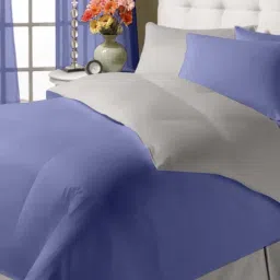 Bianca Carlson 250 TC Purple & Grey Comforter - Set of 1-2