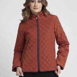 Spykar Rust Regular Fit Puffer Jacket-32
