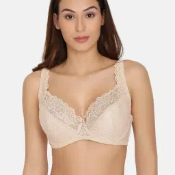 Da Intimo Beige Under Wired Padded Plunge Bra-85