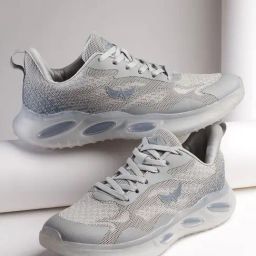 Action Men's Light Grey Running Shoes-picture-14