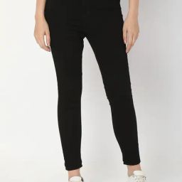 Spykar Black High Rise Jeans-image-84
