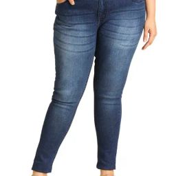 High Star Blue Slim Fit Mid Rise Lightly Washed Jeans-picture-18