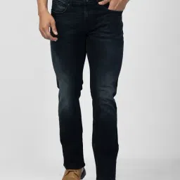 Spykar Dark Blue Cotton Comfort Fit Jeans-picture-24