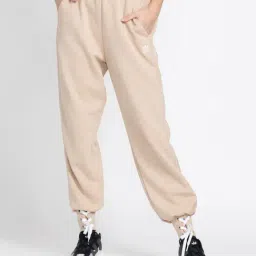 Adidas Originals Beige Cotton Mid Rise Track Pants-image-78