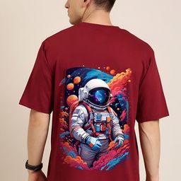 Jack Paris Men NASA Graphic Printed Relaxed Fit Cotton T-shirt-image-29