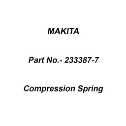 Makita Compression Spring Size 52 for HM0870C, Part No 233387-7-15