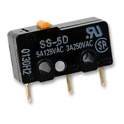 OMRON ELECTRONIC COMPONENTS MICROSWITCH, V4, PCB, PLUNGER, SS-5D-2