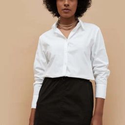 Fame Forever by Lifestyle White Cotton Plain Shirt-image-100