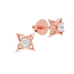 Malabar Gold & Diamonds BIS Hallmark (750) 18k Rose Gold Earring For Women-image-45
