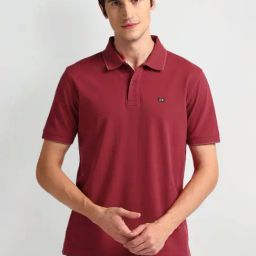 Arrow Sports Red Regular Fit Polo T-Shirt-picture-42