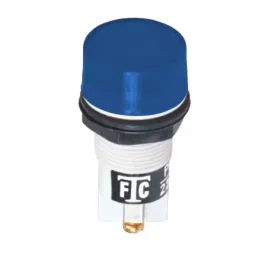 FTC 16 mm 220 V AC Blue Neon Type Pilot Lamp Light, PLN-01A-28
