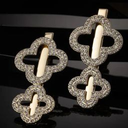 Panash Embellished Alligator Hair Clips Set of 2-35