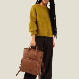 Accessorize London Tan Backpack - 13 inches-36