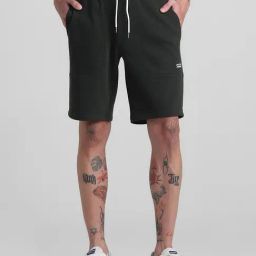 Jack & Jones Forest Night Cotton Regular Fit Shorts-image-90