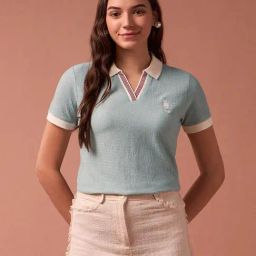 U.S. Polo Assn. Womens Green Polyester Regular Fit T Shirt-picture-20