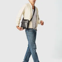 SENNES Leather Swagger Sling Bag-43