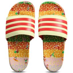 Adidas Women's ADILETTE COMFORT Red Slides-picture-8