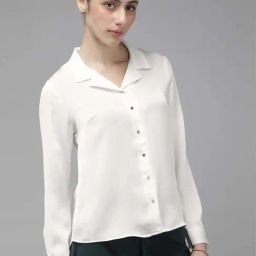 Van Heusen White Striped Formal Shirt-picture-30