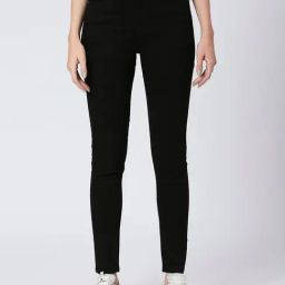 Being Human Black Skinny Fit Mid Rise Jeans-54