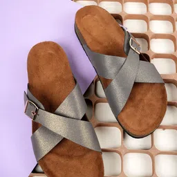 MOZAFIA Women Ballerinas with Buckles Flats-image-81