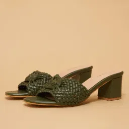 Eridani Women's Juiliya Green Casual Sandals-image-53