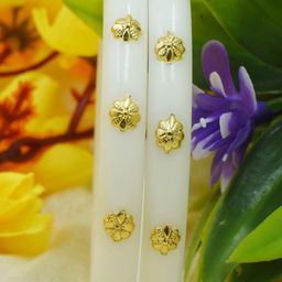 SATTIK Pack of 2 Plastic Gold-plated Shakha Pola-image-45