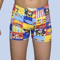 Aqua Holic Printed Swim Shorts-image-85
