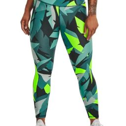 Under Armour Green Compression Printed Sports Tights-image-42