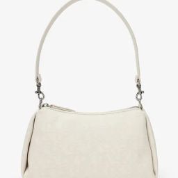 Calvin Klein Polyester Beige Logo Shoulder Bag-image-15