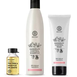 Brillare Dandruff Control Treatment for Dry & Itchy Scalp to Fights Dandruff Combo-9