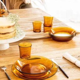 Duralex Lys Amber Toughened Glass Tumbler (0.21 L) - Set of 6-picture-28