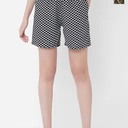URBAN SCOTTISH Pack of 2 Women Printed High-Rise Shorts-image-51
