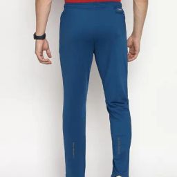 Van Heusen Performance Regular Fit Swift Dry 4 Way Stretch Solid Trackpants - Coral Depth image 2